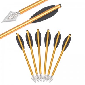 ELONGARROW 160mm alumiininnuolipultit pistoolien ristin ulkokäyttöön metsästys