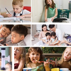 Tehtaan kuuma myynti värikäs mini 135 minuutin muovinen hiekka -ajastin imukup -tiimalasi