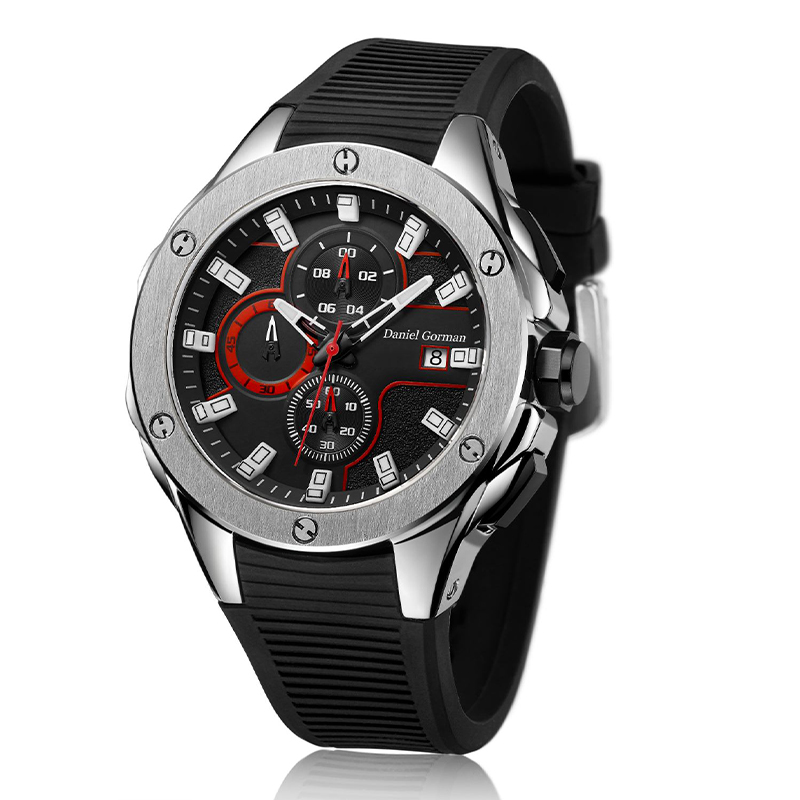 Daniel Gormantop -brändi Luxury Sport Watch Mies Armeija tarkkailee sinistä kumihihnaa automaattista C -kellot RM2205