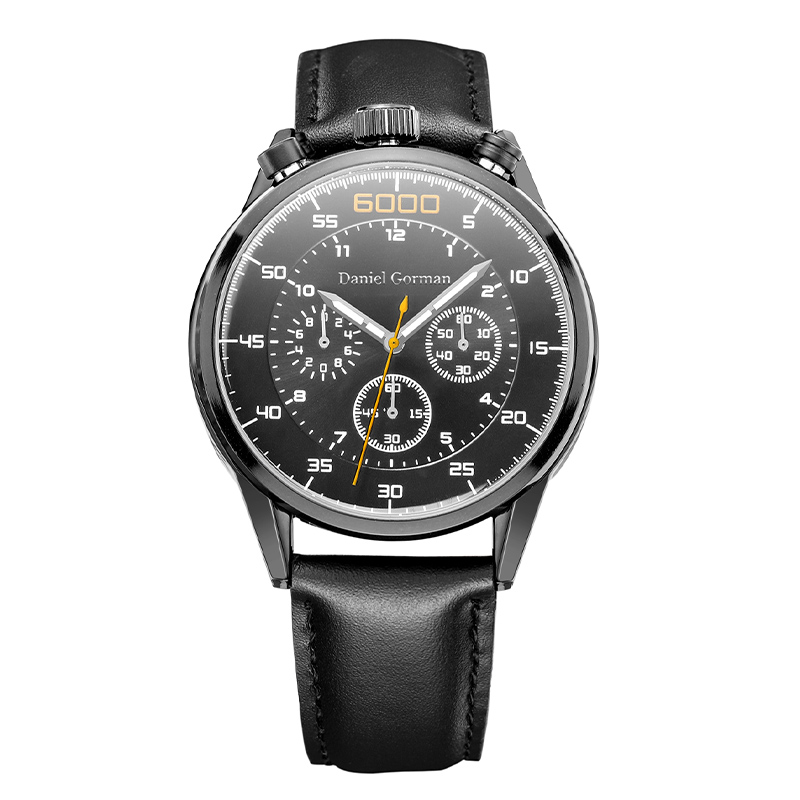 Daniel Gorman Casual Quartz Watch Men Classical Sports -kellot Ruostumattomasta teräksestä valmistettu klassinen kvartsikellot