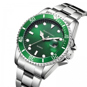 Daniel Gorman huippulaatuinen miesten urheilukello vesitiivis klassinen ruostumattomasta teräksestä valmistettu hihnan muoti miesten katseluyritys Quartz WatchRM001