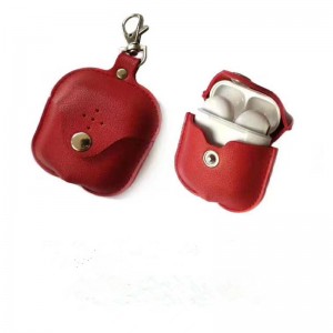 Soveltuu Apple Airpods Pro 3 -suojakoteloon, Bluetooth -langattoman kuulokemikkeen laatikkoon, säilytyslaatikon suojakoteloon, täysin peitetty janaarmukestävä, italialainennahka ruskea