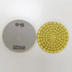 Betonihartsin hiomakiekko/concrete -hartsin oolishing pad gd30#/diamond hartsihioma levy