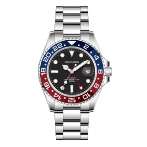 Ruostumattomasta teräksestä valmistettu kellon kvartsi ylellinen vartiointi9002