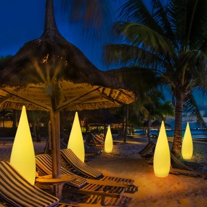 Puutarha terassi kannen uima -allas sisustus moderni led -seisova lattiavalaistus RGB -väri muuttuva LED -valon lattiavalaisin ulkovalot akkukäyttöinen vedenpitävä ladattava ladattava