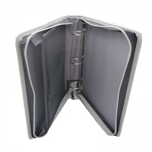 13 tuuman vetoketjullinen sideaine-3-renkaat vetoketjulliset sideaineet koulussa, kirjeiden kokonylon 3 rengaskansio 2 tuuman rengaspidike