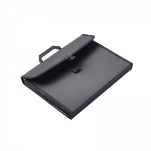 Laajentava kansio A4 -kirjaimen kokoinen PP Plastic 13 -taskut Multi Pocket Organizer Laajennettava tiedosto