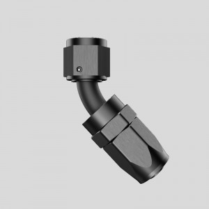 45 asteen alumiini yhden kappaleen täyden virtauksen kääntyvä letkun päätyöljypolttoaine letku pääty asennus