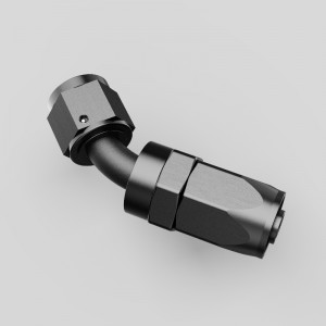 45 asteen alumiini yhden kappaleen täyden virtauksen kääntyvä letkun päätyöljypolttoaine letku pääty asennus