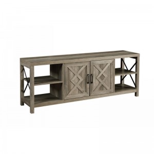 Retro -tyylinen TV -kaappi, maalaistalon kaappi, monitoimikonsoli