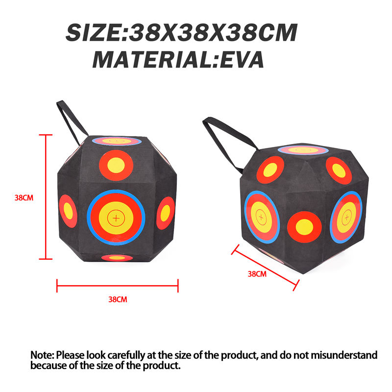 ELONGARROW 410033-01 38*38*38cm jousiammunta EVA-kohteet kohdeammuntaan