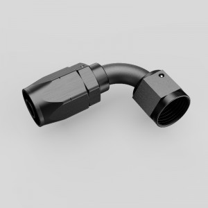 90 asteen alumiini kääntää letkun pään asennus punolle polttoainetta