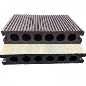 Uusi suosittu laadukas alhainen hinta WPC -suunniteltu lattialattiakantalevysulat puuluovikomposiittilaatta