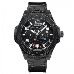 Baogelan miesten katsella mekaaninen kello Automaattinen ontto muoti miesten valoisa iso valinta 50 m Vedenpitävä kello 2001