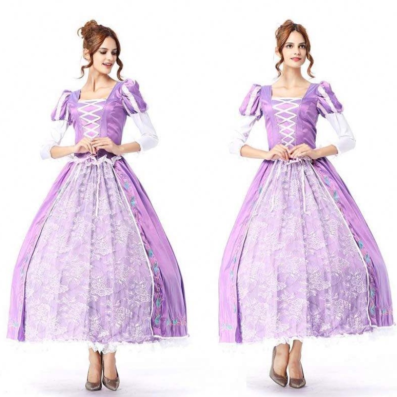 Salli rooli cosplay classic prinsessa lumivalkoinen kauneus aurora pukunnaisten prinsessa mekko szac-007