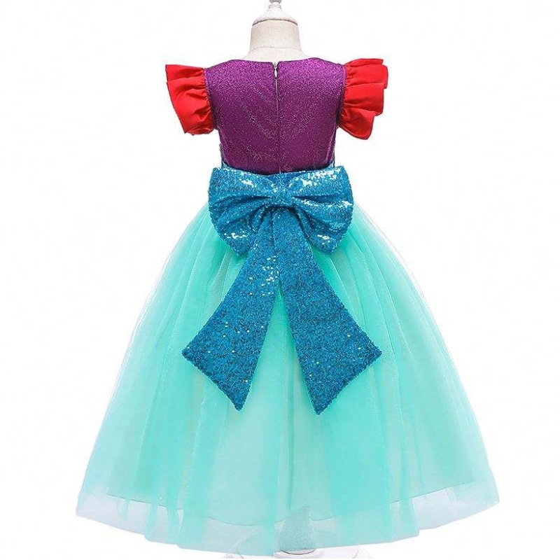 Baige Kids Mermaid Ariel Princess Girl Dress Halloween Performance Cosplay -puku Mry002