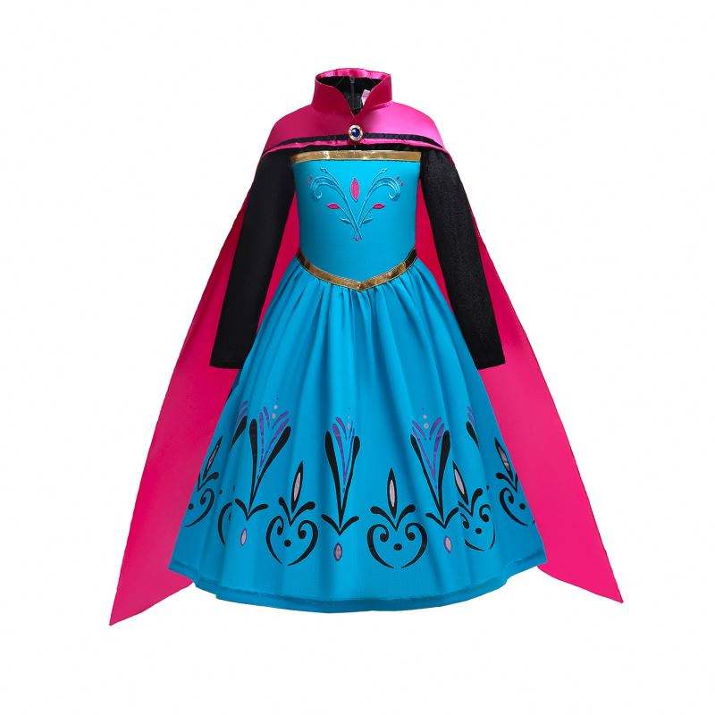 Baige Christmas Halloween -juhlakeskut lapsille prinsessa Anna Elsa cosplay -puku vauvan roolipelipuku