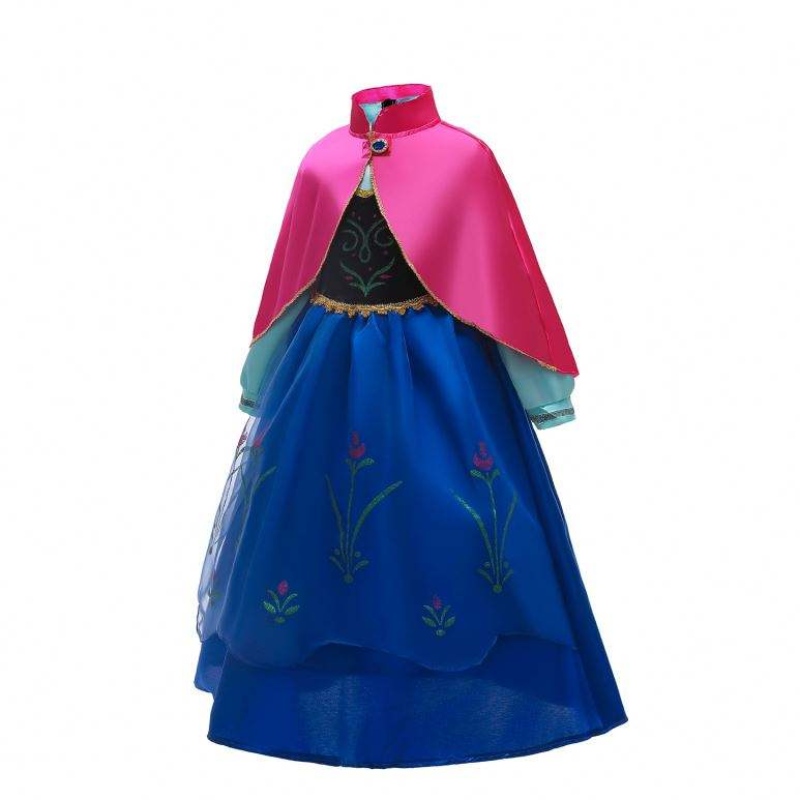 Baige Anna Elsa cosplay -mekko satu Halloween Dresses Princess Anna Party Performance Asu