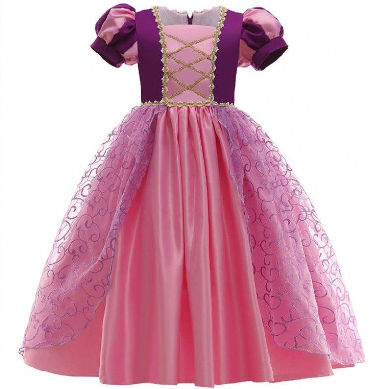 Kid Girls Princess Rapunzel pukeutuu Lapset Halloween -puku syntymäpäiväjuhlakko d0694