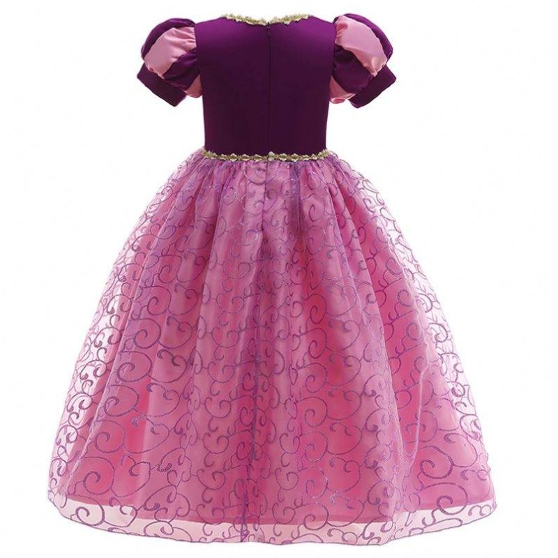 Kid Girls Princess Rapunzel pukeutuu Lapset Halloween -puku syntymäpäiväjuhlakko d0694