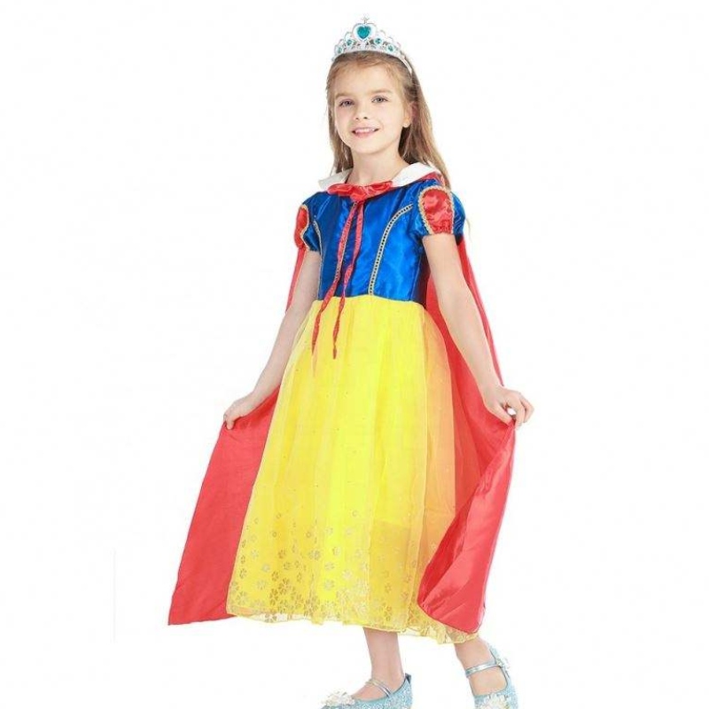 Amazon Hot Sale Uusi Design TV&Movie Princess Cosplay -pukut Lumikki hahmo pukut Lasten mekko