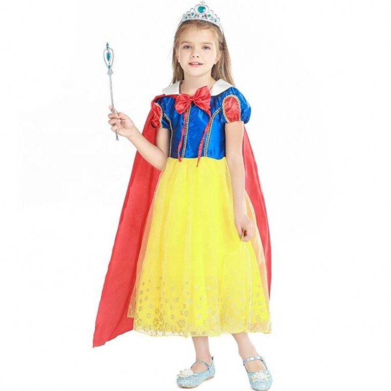 Amazon Hot Sale Uusi Design TV&Movie Princess Cosplay -pukut Lumikki hahmo pukut Lasten mekko