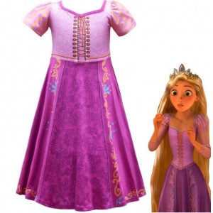 Magic Hair Rapunzel Cosplay Dress Princess Dress TV&movie Cosplay -puku