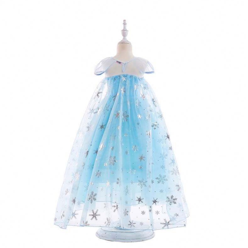 Prinsessa pukujen syntymäpäiväjuhlat pukeutuvat pieniin tyttöihin Elsa Beadings Princess Dress HCGD-044