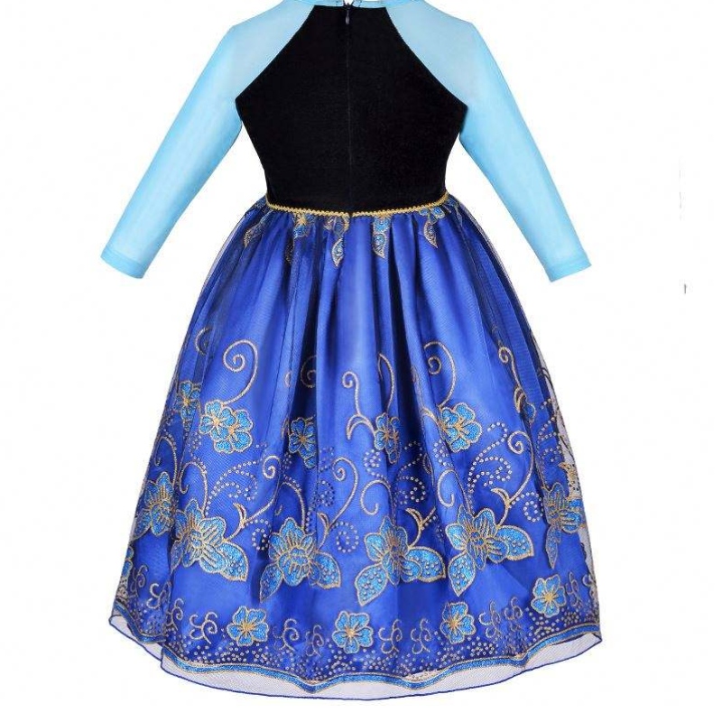 Stock Child Cosplay -vaatteet Fantastic Princess Anna -asuste asusteilla Cloak HCGD-014