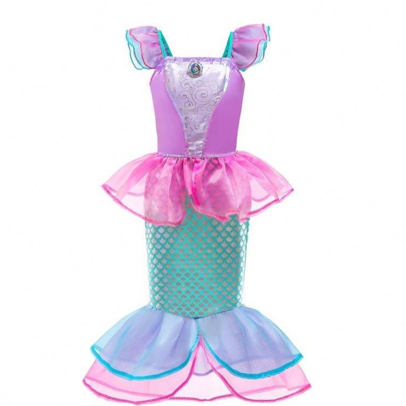 Amazon Hot Myynti Fancy Party Princess Ariel Cosplay Up Kids Mermaid -puku DGHC-028