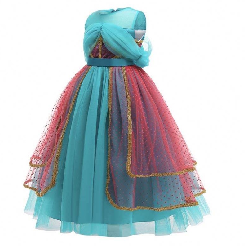 Halloween-karnevaalilasten juhla-cosplay-prinsessa Jasmine -mekko HCAL-003