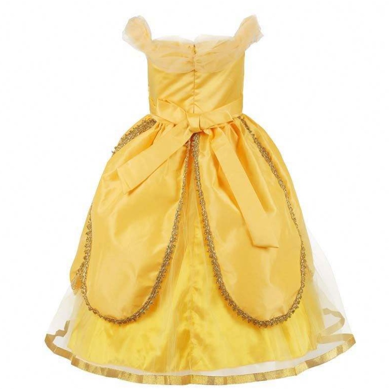 2022 Uudet saapuvat Little Kid Ball -puku Halloween Party Cosplay Girls -prinsessa Belle Beauty Cusme HCBL-004