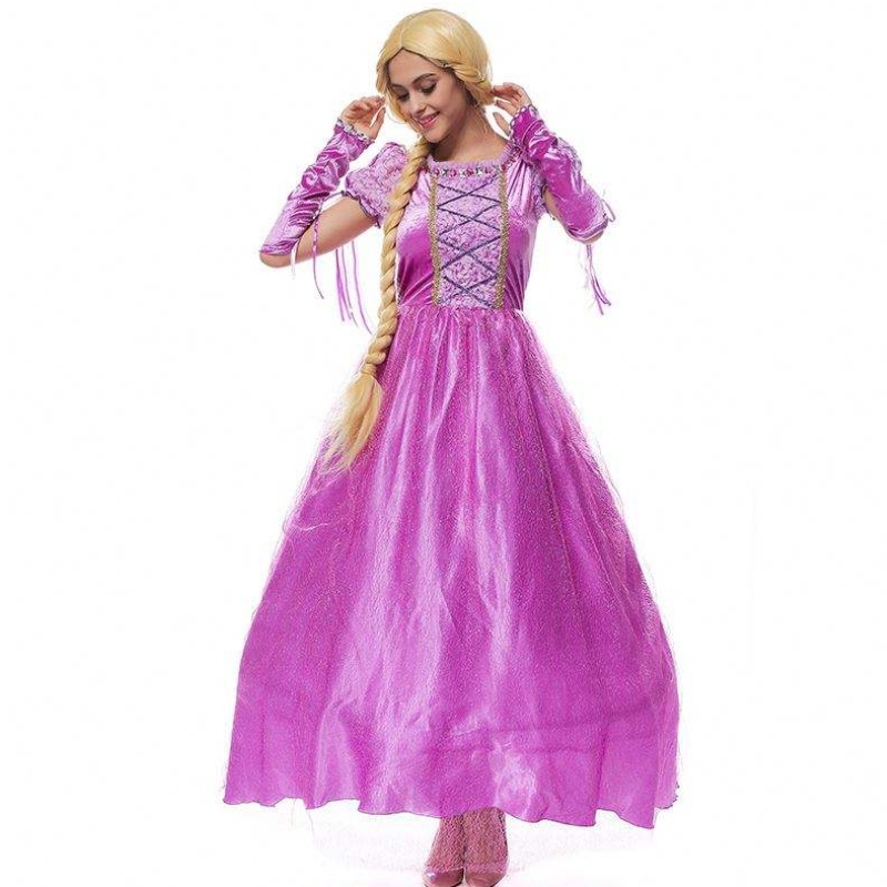 2022 Halloween cosplay -pukunaiset Rapunzel Adult Princess Sofia -puku HCRS-013