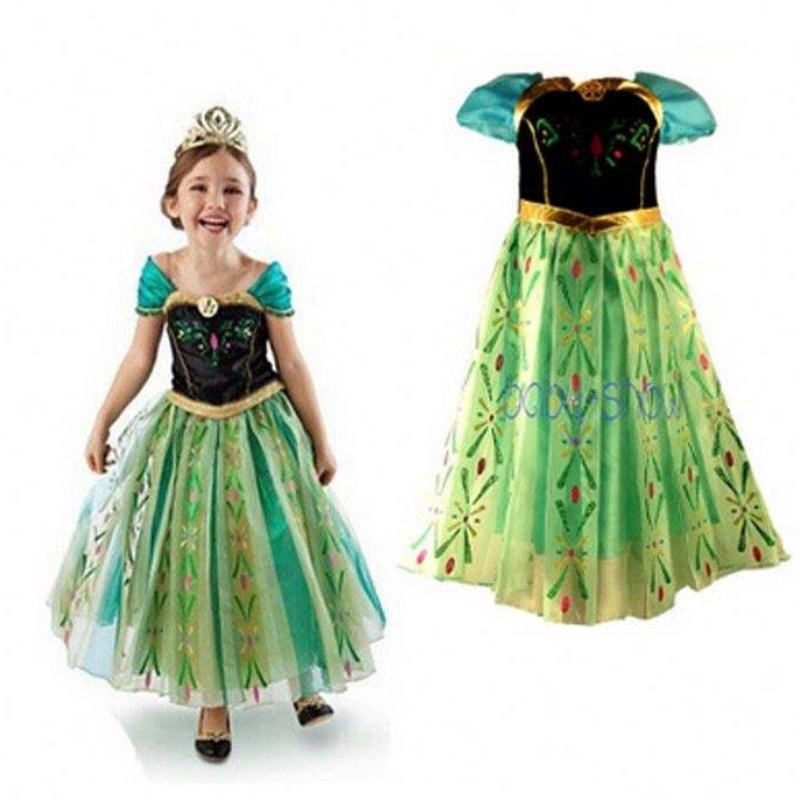 Tyylikäs seksikäs tyttö tiukka mini mekko dissy mini frock prinsessa Anna elsa -juhlavaatteet bxlsxb