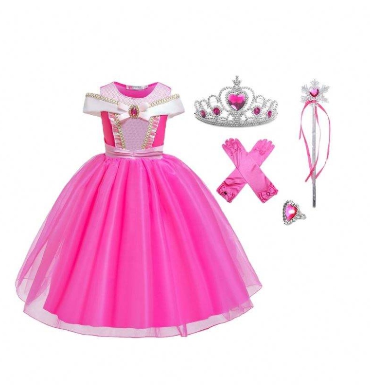 Carnival Cosplay Princess Sleeping Beauty Dress Christmas Girls Syntymäpäiväjuhlat