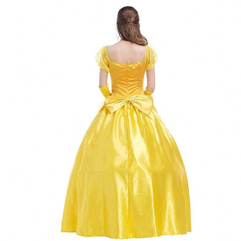 Cosplay belle prinsessa -mekko Lady -mekot kauneuden ja pedonnaispuolisten juhlavaatteiden vaatteisiin