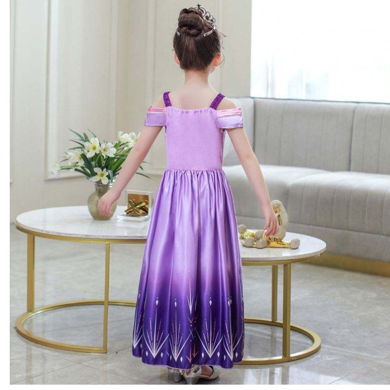 Baige Halloween Princess Dress Girl Cosplay Dresses Child Summer Aisha Queen -lapset