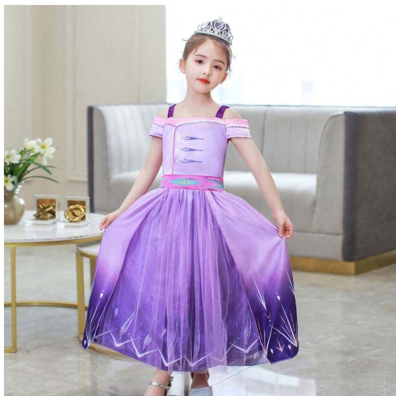 Baige Halloween Princess Dress Girl Cosplay Dresses Child Summer Aisha Queen -lapset