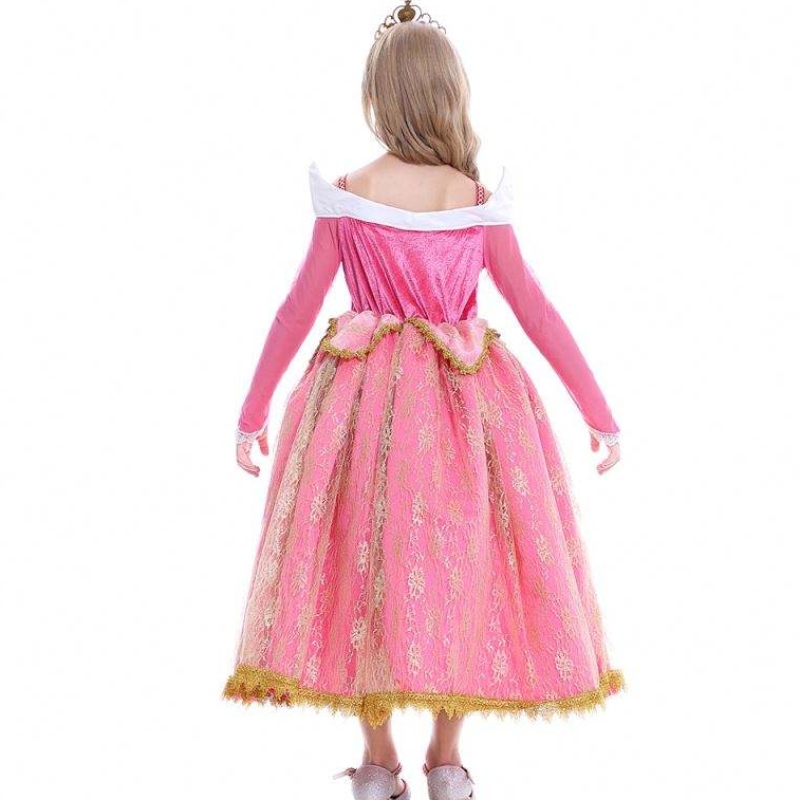 Tyttöjen pukeutuminennukkuva kauneusprinsessa Aurora Lace Dress cosplay Performance Puku D0701 SMR026