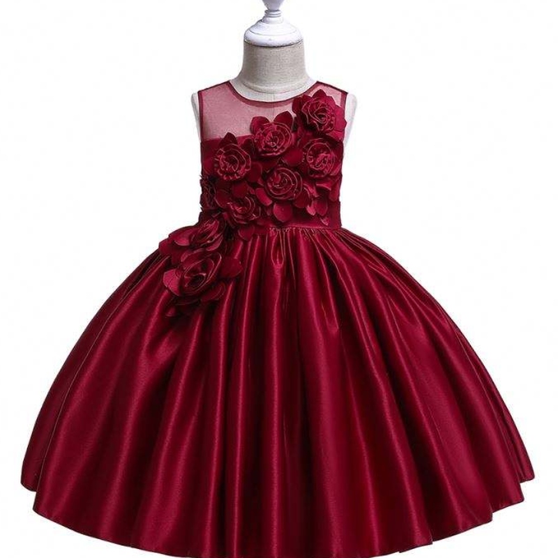 Tukkumyynti Wedding Gown Princess Baby Flower Girl Fashion Syntymäpäiväjuhlakko L5068