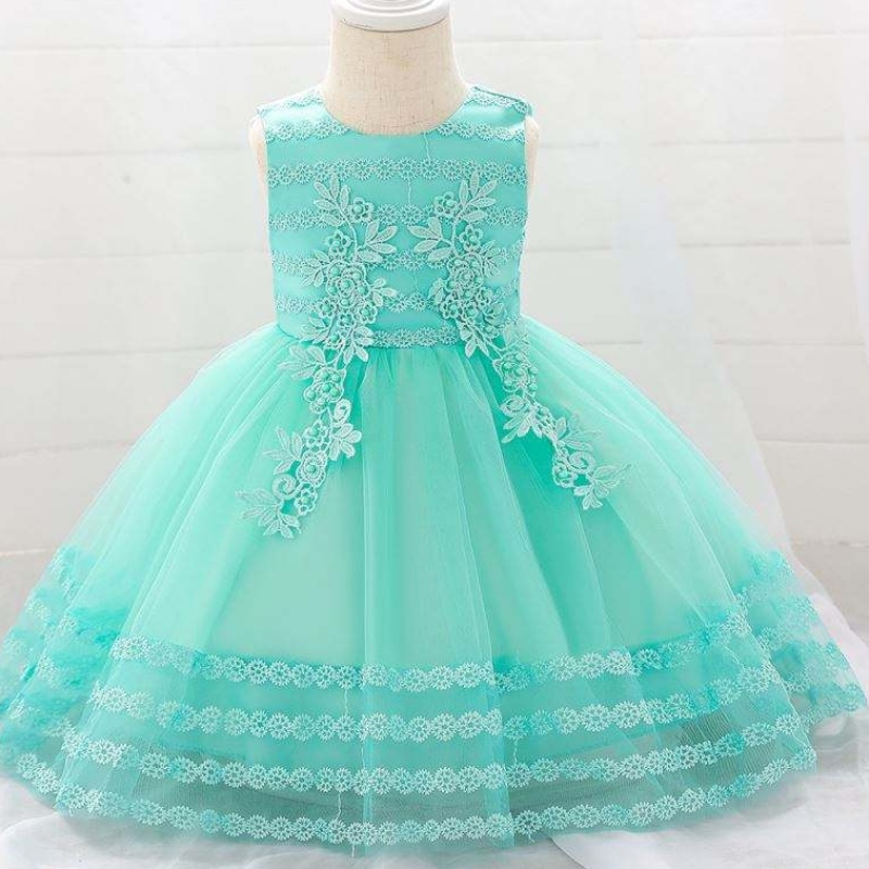 Vauva frock uusi muotoilu lasten vaatteet kukka tyttöjuhlat syntymäpäiväpallopuku l1923xz