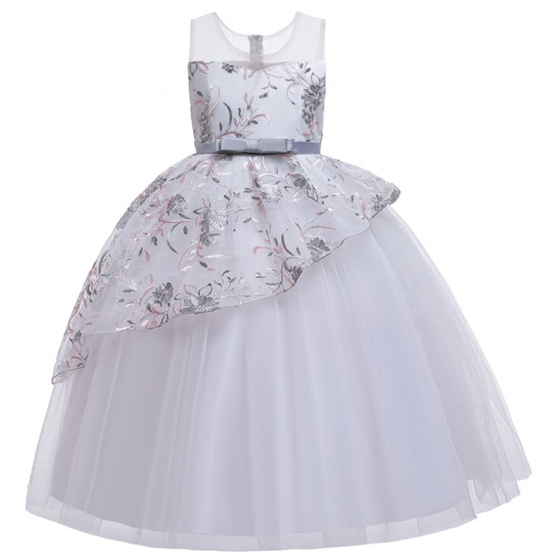 Uudet tyttömekot Stock Fashion Prom -tapahtumassa Frock Beautiful Festival Style Party Flower Girl Dress LP-250