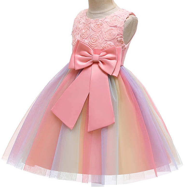 Ansoo -mekko tytöille Lapset Cartoon Vestidos Kids Tutu -mekot Taaperoikäiset kesähihattomat prinsessa -mekot tytöille