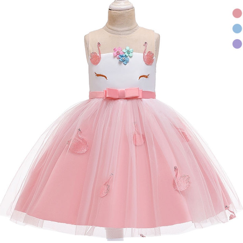 Ansoo Kids Girls -mekot Rainbow Syntymäpäiväprinsessa Hihaton mekko yksisarvinen tutu Prinsessa mekko 12 -vuotiaille tytöille