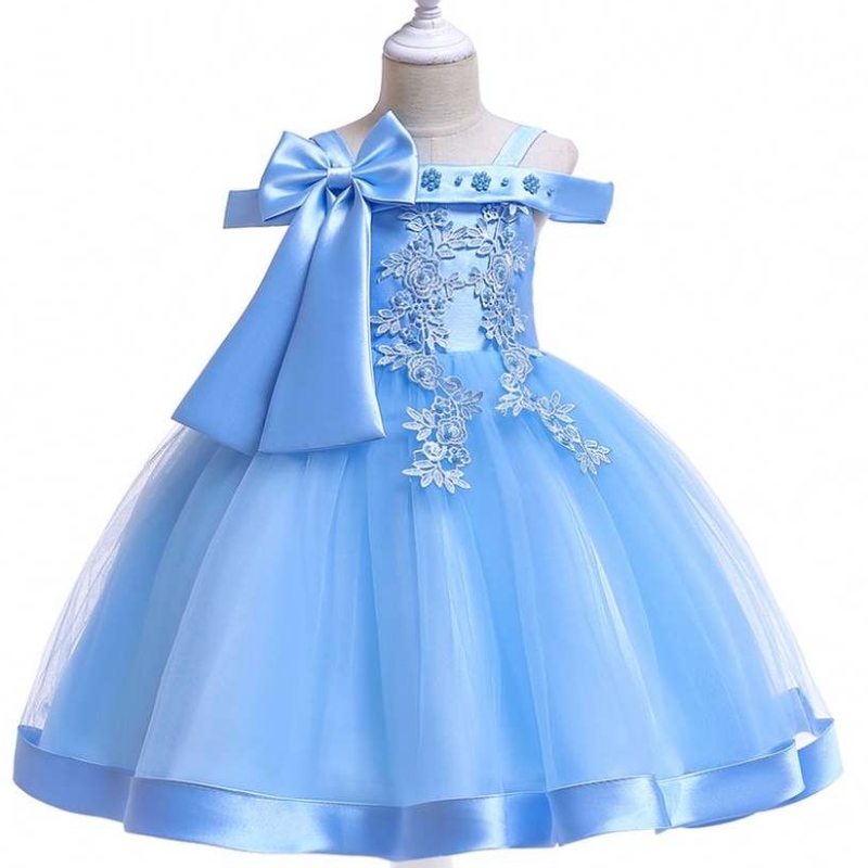 Baige Kids Vaatteet Tukkumyynti Little tyttövauva Frocks Lace Kids Wedding Party Morsiamen mekot L5081