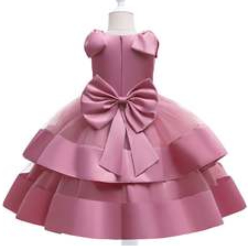 Baige New Collection Clothes Girls Party Dresses Elegant 3 -vuotiaat lapset pallopuvut