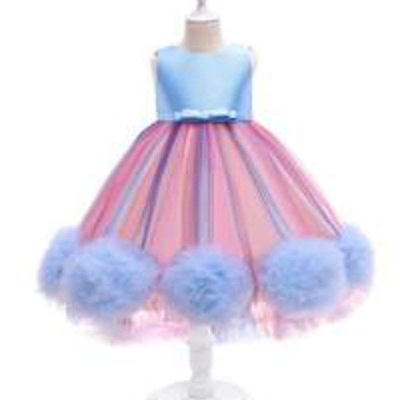 Baige -mekot 7 -vuotiaille lasten vaatteille Lapset Frock Designs Pictures Baby Party Wear