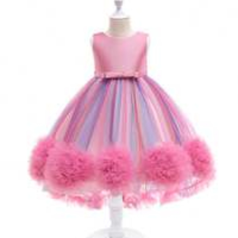 Baige -mekot 7 -vuotiaille lasten vaatteille Lapset Frock Designs Pictures Baby Party Wear