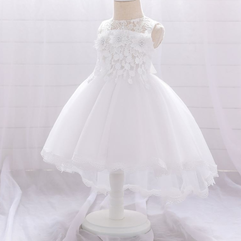 Baige Flower Girls Wedding Dress Gaby Girls Kasteprinsessa pyrstömekot T1938XZ