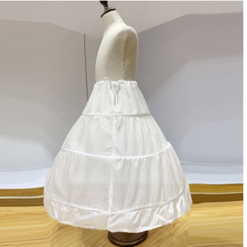 Baige Fashion Crinoline Petticoat -hame tyttöjen pallopukujen alushame hääpuku PS06